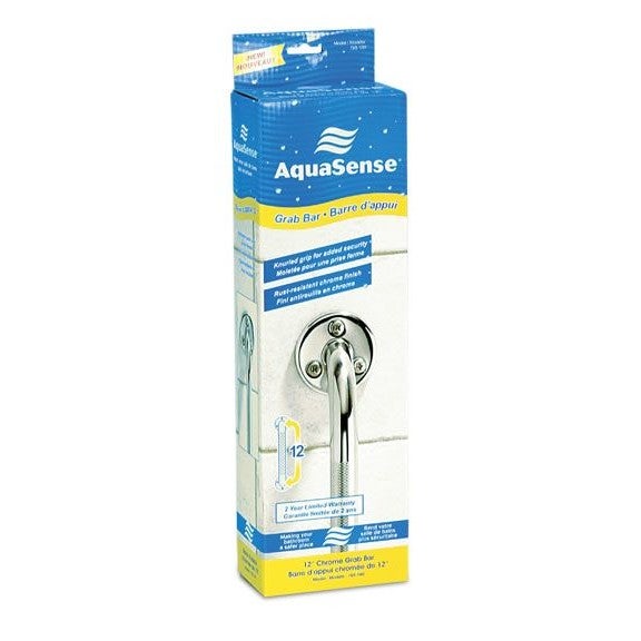 AquaSense Knurled Chrome Grab Bar 32" (81.3 cm) MedyReady